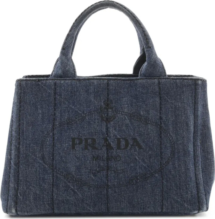 Prada Pre-Owned 2000s mini Canapa tote bag