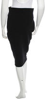 Thumbnail for your product : Iris von Arnim Stretch Knit Knee-Length Skirt