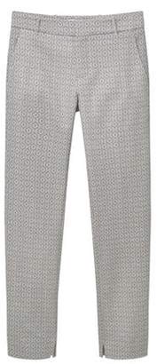 Mango Outlet OUTLET Printed cotton trousers