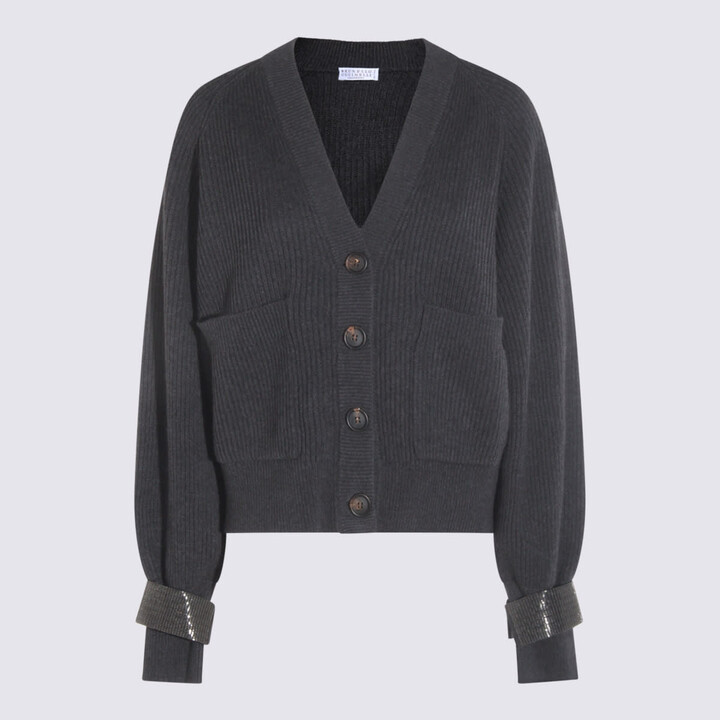 Brunello Cucinelli Grey Wool Knitwear