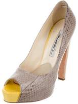 Thumbnail for your product : Brian Atwood Python Platform Pumps