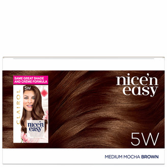 Clairol Nice' n Easy Crème Natural Looking Oil Infused Permanent Hair Dye 177ml (Various Shades) - 5RB Medium Reddish Brown