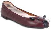 Thumbnail for your product : Marc by Marc Jacobs Mouse Leather Ballet Flats