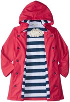 Thumbnail for your product : Hatley Splash Jacket With Stripes (Toddler/Kid) - Red - 2