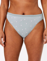 Thumbnail for your product : Marks and Spencer 5pk Ditsy Stars & Spot High Leg Knickers