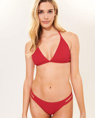 Abercrombie & Fitch Textured Racerback Triangle Bikini Top - ShopStyle Two  Piece Swimsuits