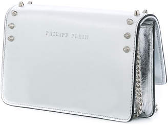 Philipp Plein skull plaque shoulder bag