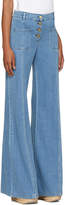 Thumbnail for your product : Chloé Blue Flared Jeans