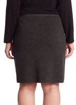 Thumbnail for your product : Eileen Fisher, Plus Size Interlock Pencil Skirt