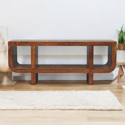 Artisan Furniture Orion Curved Chestnut Media Unit