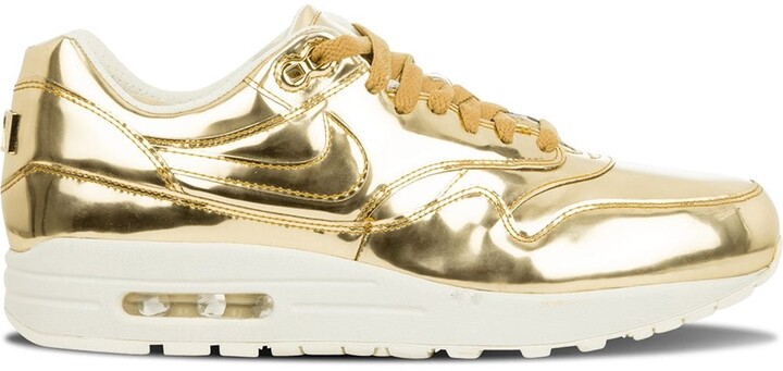 Nike Air Max 1 'Liquid Gold' sneakers - ShopStyle