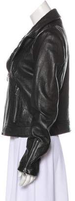 Andrew Marc Leather Zip-Up Jacket w/ Tags