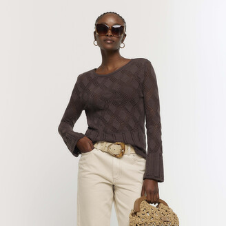 river island crochet top