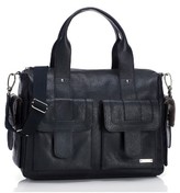 Thumbnail for your product : Storksak Infant Girl's Storsak 'Sofia' Leather Diaper Bag - Black