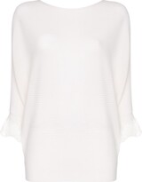 Thumbnail for your product : Chloé Lace-Trimmed Ribbed-Knit Jumper