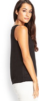 Thumbnail for your product : Forever 21 Contemporary Slouchy Linen Tank Top