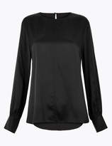 Thumbnail for your product : AutographMarks and Spencer Pure Silk Blouson Sleeve Shell Top