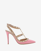 Thumbnail for your product : Valentino Rockstud Cage Pump: Bubble Gum Pink