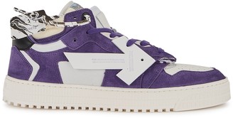 Off-White Off-Court 3.0 Purple Panelled Sneakers