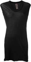 Thumbnail for your product : Rick Owens elongated sheer tank top