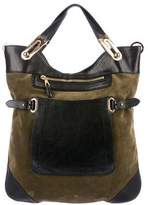 Thumbnail for your product : Balenciaga Suede Scene Satchel