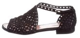 Thumbnail for your product : Alaia Suede Laser Cut Sandals
