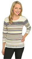 Thumbnail for your product : Allison Daley Striped Hotfix Top