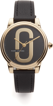 Marc Jacobs Corie Leather Watch