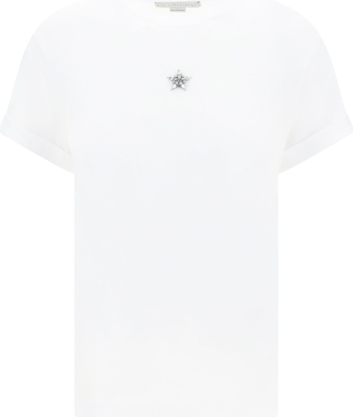 Stella McCartney Crystal Mini Star T-shirt - ShopStyle