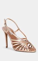Thumbnail for your product : Tabitha Simmons Women's Jazz Metallic Leather Sandals - Rose