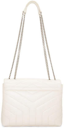 Saint Laurent Off-White Small Loulou Chain Bag