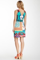 Thumbnail for your product : Hale Bob Printed Faux Wrap Dress