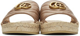 Thumbnail for your product : Gucci Pink Charlotte Espadrille Sandals