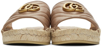 Gucci Pink Charlotte Espadrille Sandals