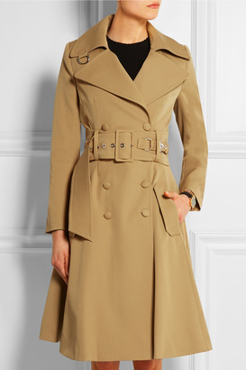 Tibi Bouchra Jarrar Wool-blend gabardine trench coat