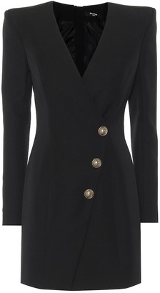 balmain tuxedo dress