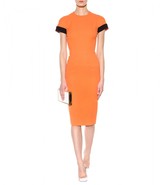 Thumbnail for your product : Victoria Beckham Silk and wool-blend dress