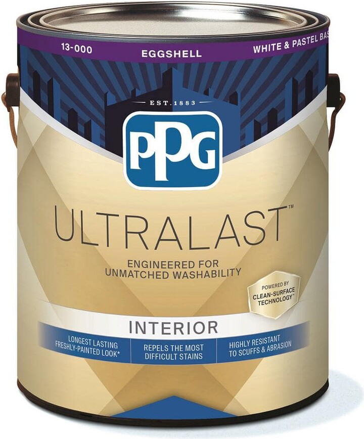 PPG UltraLast 1 gal. Base 2 Eggshell Interior Paint