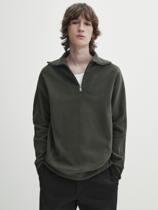 【Massimo Dutti】Technical fabric sweatshirt with zip detail 06728720800-t.jpg?ts=1749132933204
