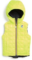 Thumbnail for your product : K-Way 'Joseph Thermo Plus' Reversible Hooded Vest (Baby Boys)