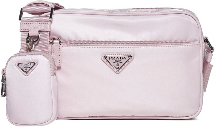 prada camera bag white
