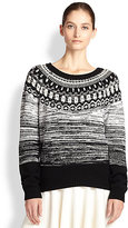 Thumbnail for your product : Milly Space-Dyed Fairisle Sweater