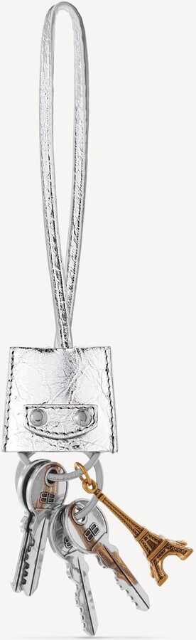 Balenciaga Le City Charm Eiffel Metallized