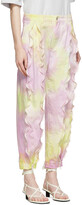 Thumbnail for your product : Stella McCartney Purple & Yellow Tie-Dye Trousers