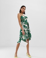 Thumbnail for your product : AX Paris tropical print sun dress