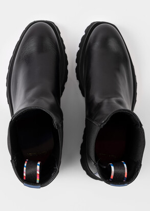 Paul Smith Women's Black Leather 'Fallon' Chelsea Boots - ShopStyle