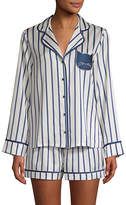 Thumbnail for your product : Kate Spade Two-Piece Striped Pyjama Set