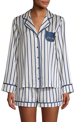 Kate Spade Two-Piece Striped Pyjama Set