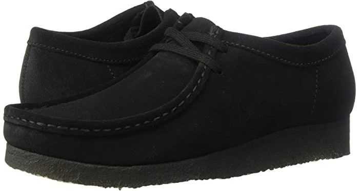 clarks black casual shoes