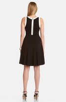 Thumbnail for your product : Karen Kane Contrast Binding Fit & Flare Dress